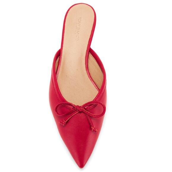 Tony Bianco Javelin Flat in Ruby Nappa – New in Box Size 5 - Picture 3 of 10